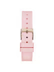 GUESS Silicone Women Pink Analog Square Dial Watch- Gw0658L2, Pink Band