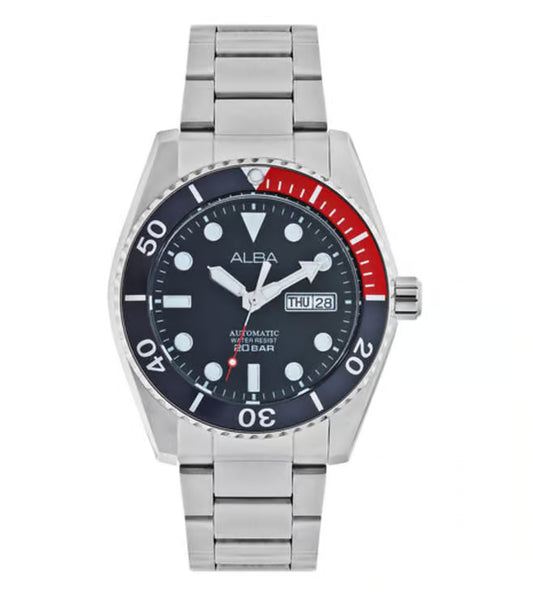 ALBA Automatic Black Men 43mm Watch Automatic AL4293X1