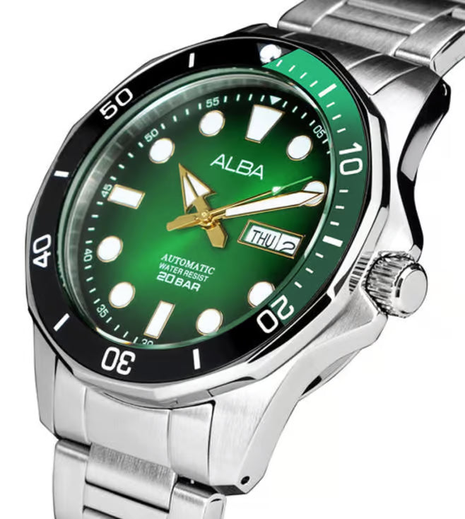 ALBA Automatic Green Men 43mm Watch Automatic AL4537X1