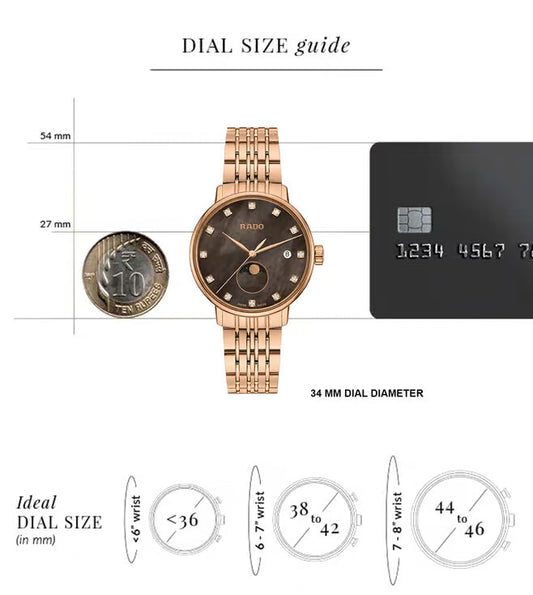 Rado Coupole Diamonds Moonphase R22885903