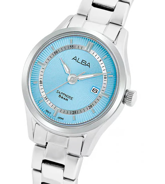 Alba AS9R21X1 Asterix Light Blue Dial Watch