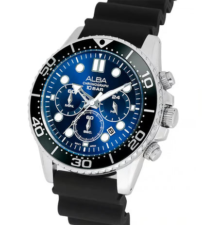 ALBA Active Blue Men 45mm Watch Quartz AT3J47X1