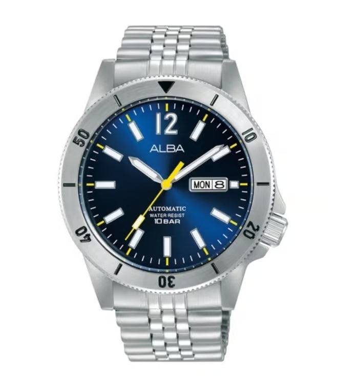 ALBA Automatic Blue Men 44mm Watch Automatic AL4649X1