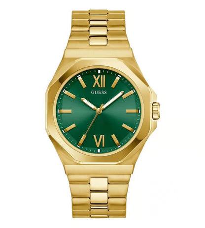 GUESS Emperor Champagne Round Dial Analog Men's Watch - GW0849G2