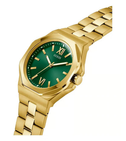 GUESS Emperor Champagne Round Dial Analog Men's Watch - GW0849G2
