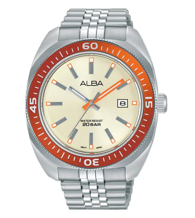 ALBA Active champagne  Men 43mm Watch Quartz AS9T89X1