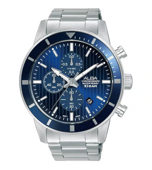 ALBA Active Blue Men 45mm Watch Quartz AM3955X1
