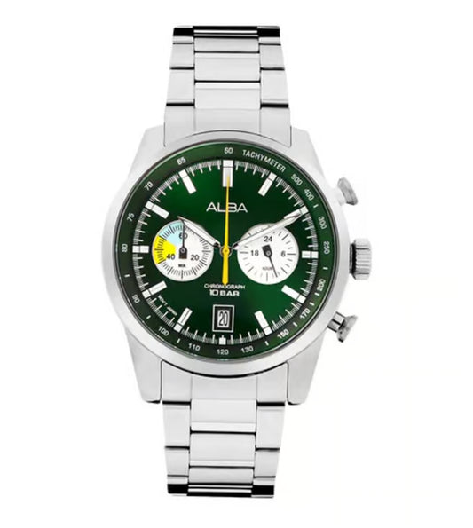 ALBA SIGNA Green Men 44mm Watch Quartz A4B007X1