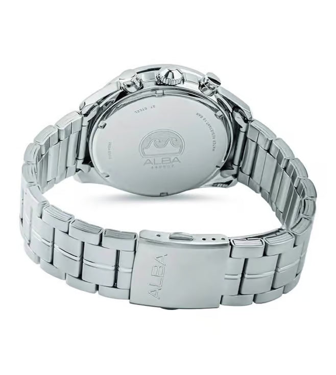 ALBA SIGNA Blue Men 44mm Watch Quartz A4B017X1