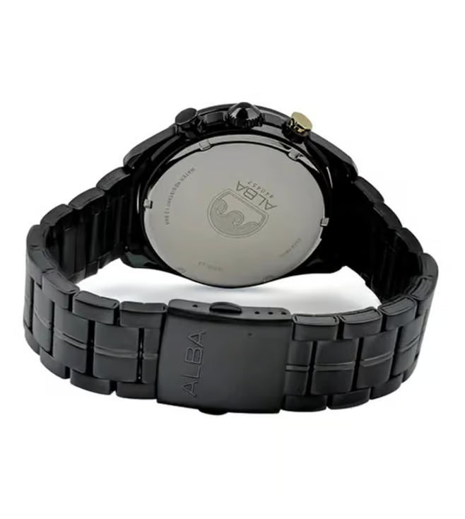 ALBA SIGNA Black Men 44mm Watch Quartz A4B013X1