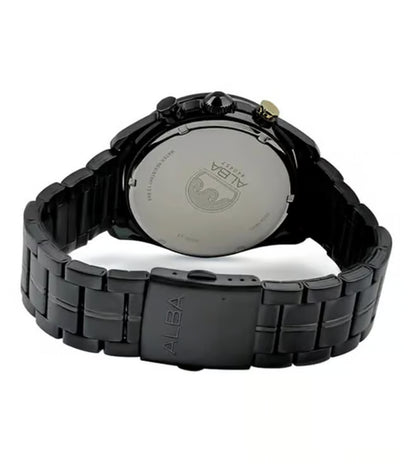 ALBA SIGNA Black Men 44mm Watch Quartz A4B013X1