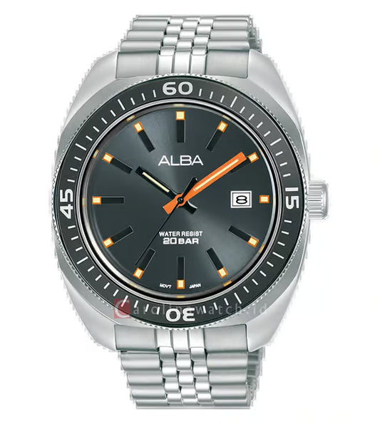 ALBA Active Grey Men 43mm Watch Quartz AS9T87X1