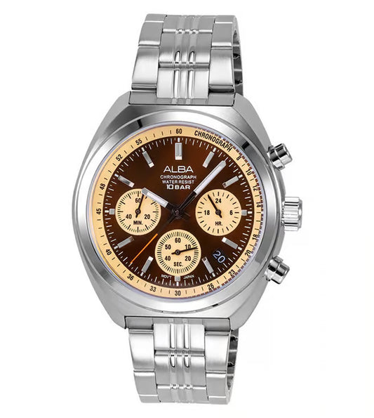 ALBA Active Brown Men 40.95mm Watch Quartz AT3K07X1