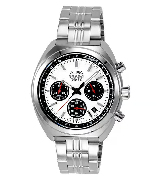 ALBA Active White Men 40.95mm Watch Quartz AT3K11X1