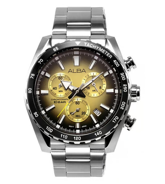 ALBA SIGNA Gold Men 44mm Watch Quartz AX7005X1