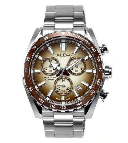 ALBA SIGNA Brown Men 44mm Watch Quartz AX7009X1