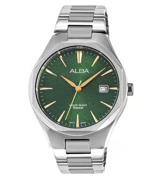 ALBA Prestige Green Men 40mm Watch Quartz AS9U55X1