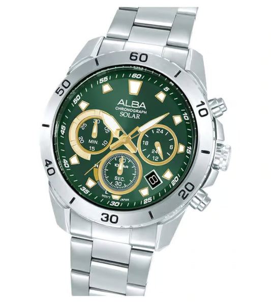 ALBA Solar Quartz Chronograph Men 43.8 mm AZ5011X1