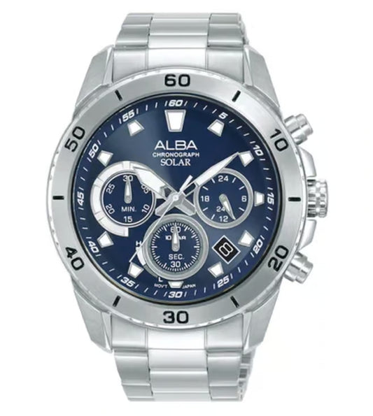 ALBA Solar Quartz Chronograph Men 43.8 mm AZ5013X1