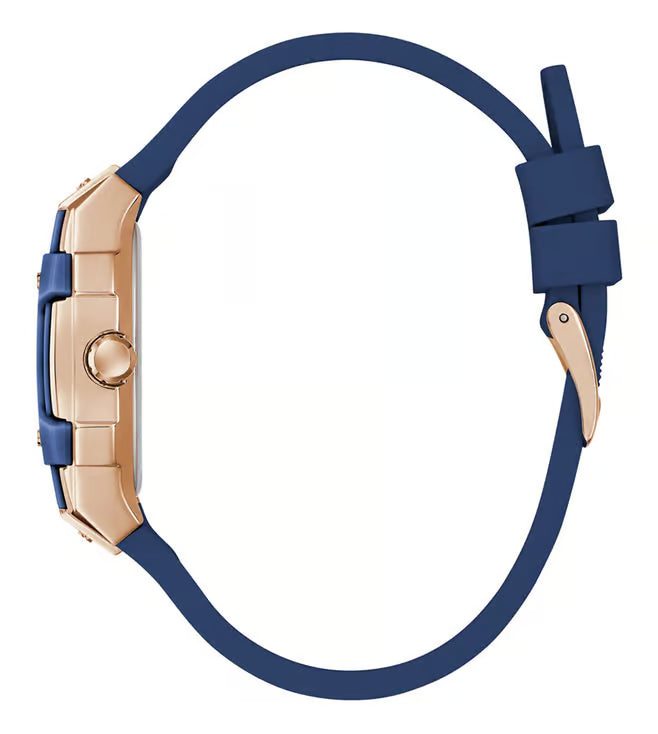 Blue Rectangle Dial Analog Women's Watch - GW0945L4