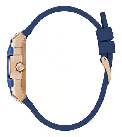 Blue Rectangle Dial Analog Women's Watch - GW0945L4