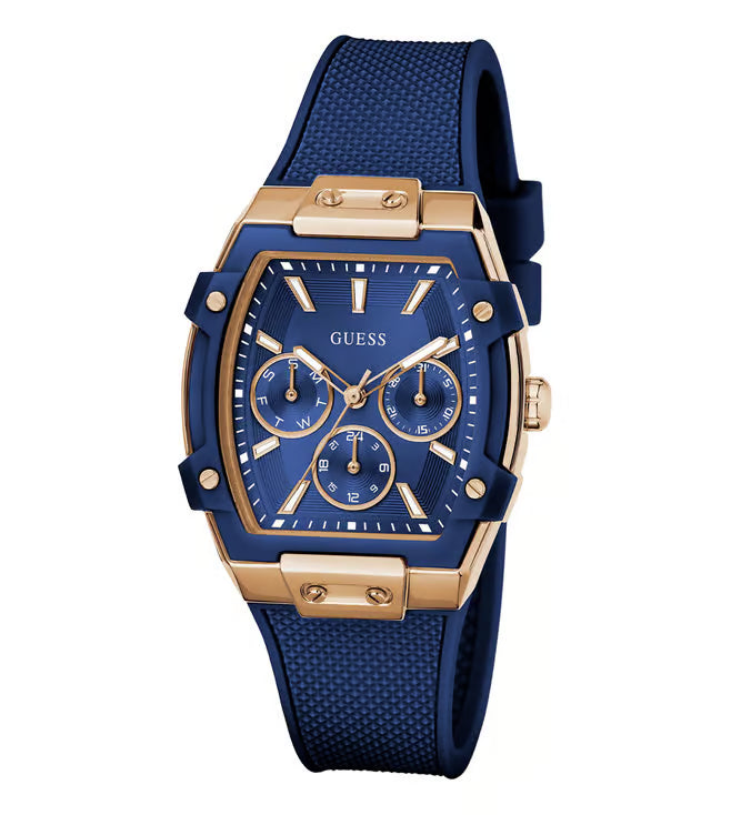 Blue Rectangle Dial Analog Women's Watch - GW0945L4
