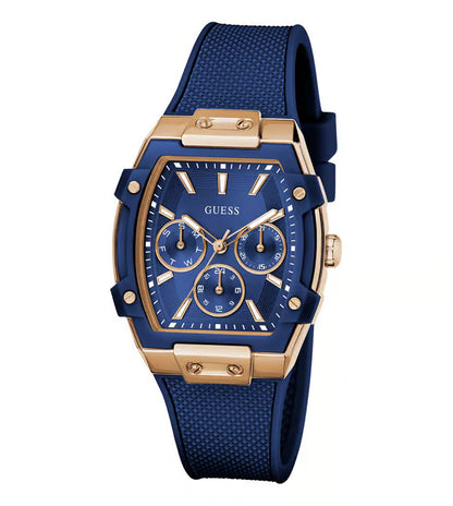 Blue Rectangle Dial Analog Women's Watch - GW0945L4