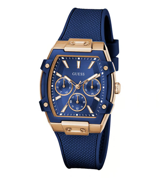 Blue Rectangle Dial Analog Women's Watch - GW0945L4