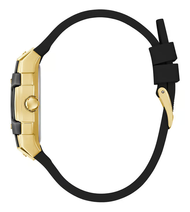 Champagne Rectangle Dial Analog Women's Watch - GW0945L2