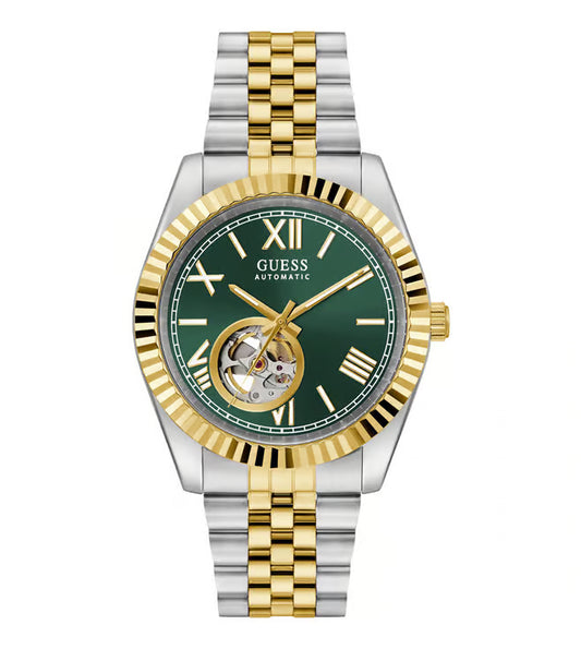 Green Round Dial Mechanical Automatic Men's Watch - GW0984G4