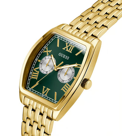 Green Rectangle Dial Analog Men's Watch - GW0975G2