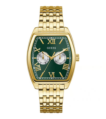 Green Rectangle Dial Analog Men's Watch - GW0975G2