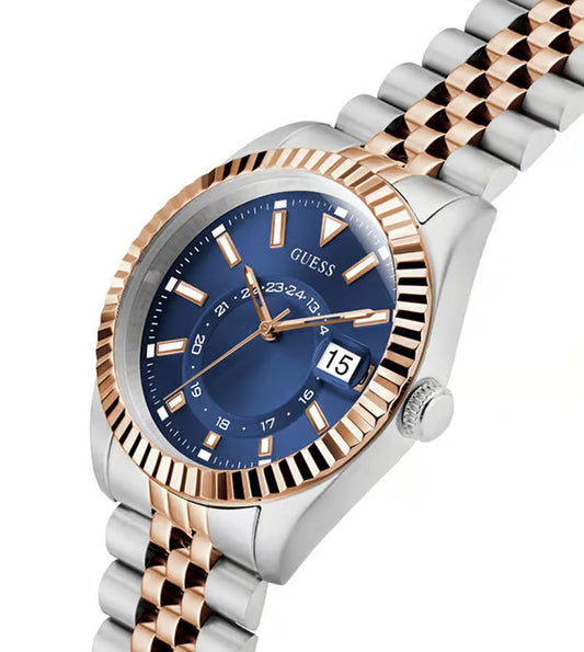 Blue Round Dial Analog Men's Watch - GW0977G5