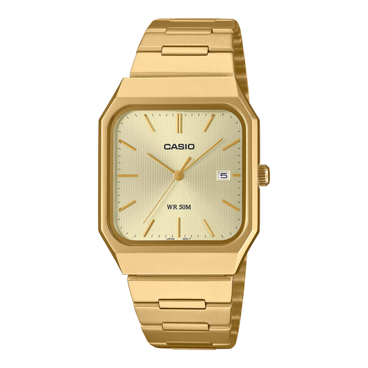 Men A2470 Enticer Analogue Dial Stainless Steel Strap Watch - MTP-B185G-9AVDF