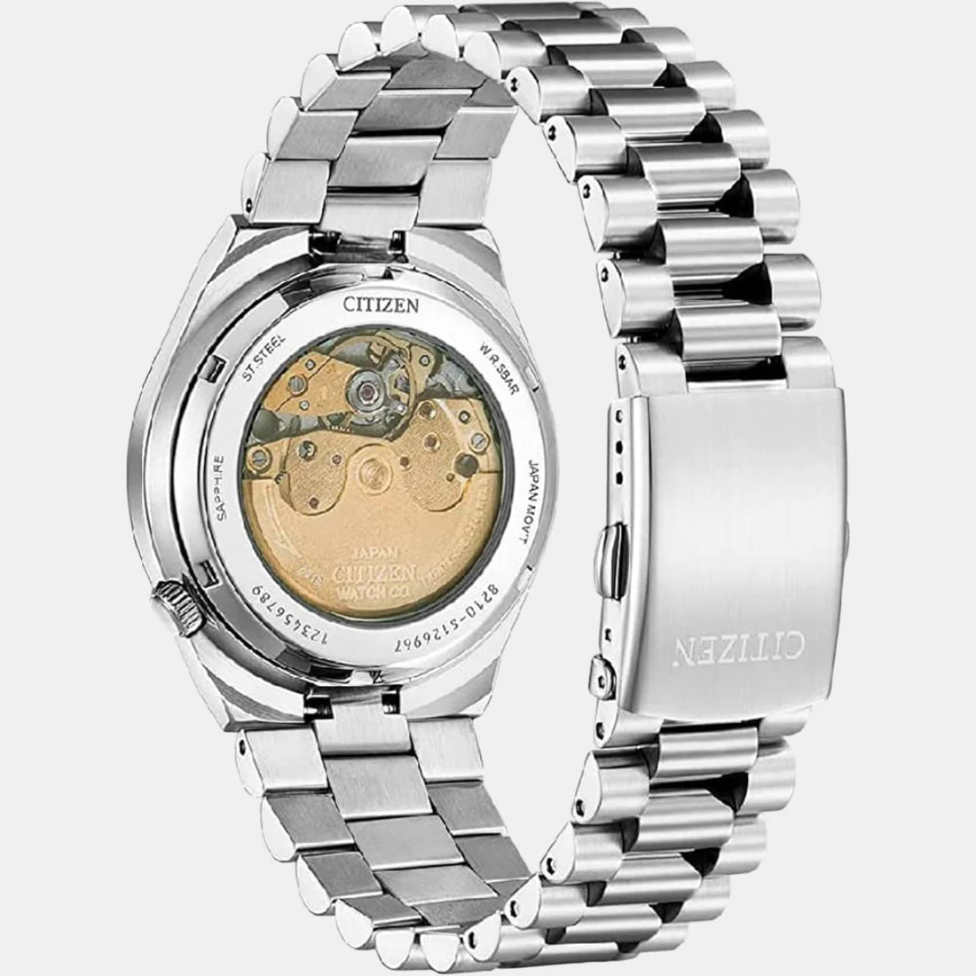 Citizen Tsuyosa Men's Yellow Analog Stainless Steel Automatic Watch NJ0150-81Z