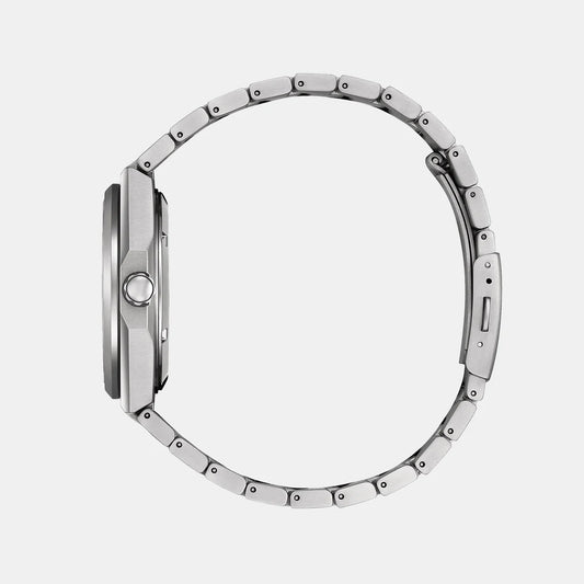 Citizen Zenshin Men Automatic White Dial Analog Stainless Steel Watch NJ0180-80A