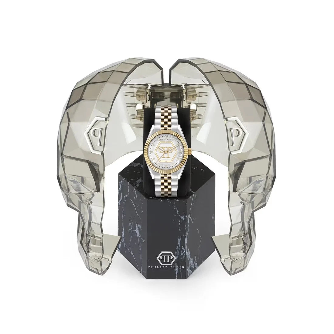 Philipp Plein Date Superlative Silver Dial Analog Women Watch PW2BA0323