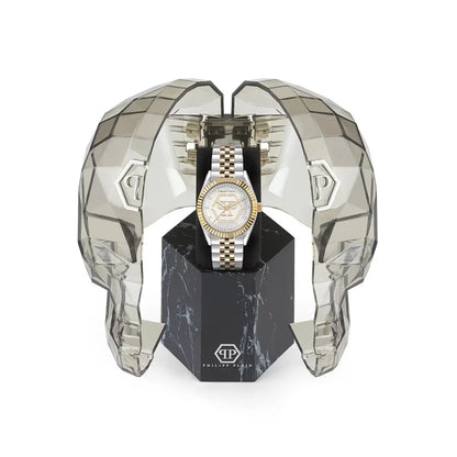 Philipp Plein Date Superlative Silver Dial Analog Women Watch PW2BA0323