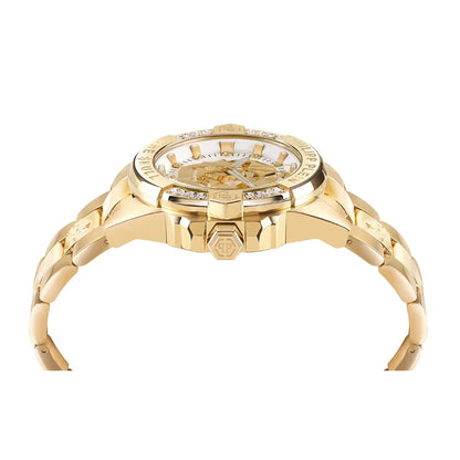 Philipp Plein The Skull Genderless Silver Dial Analog Unisex Watch PWNAA0722