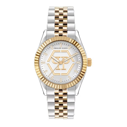 Philipp Plein Date Superlative Silver Dial Analog Women Watch PW2BA0323