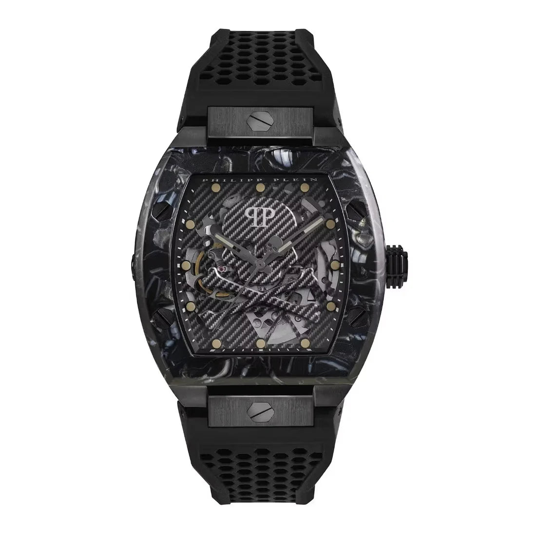 Philipp Plein The Skeleton Black Dial Automatic Men Watch PWBAA0221