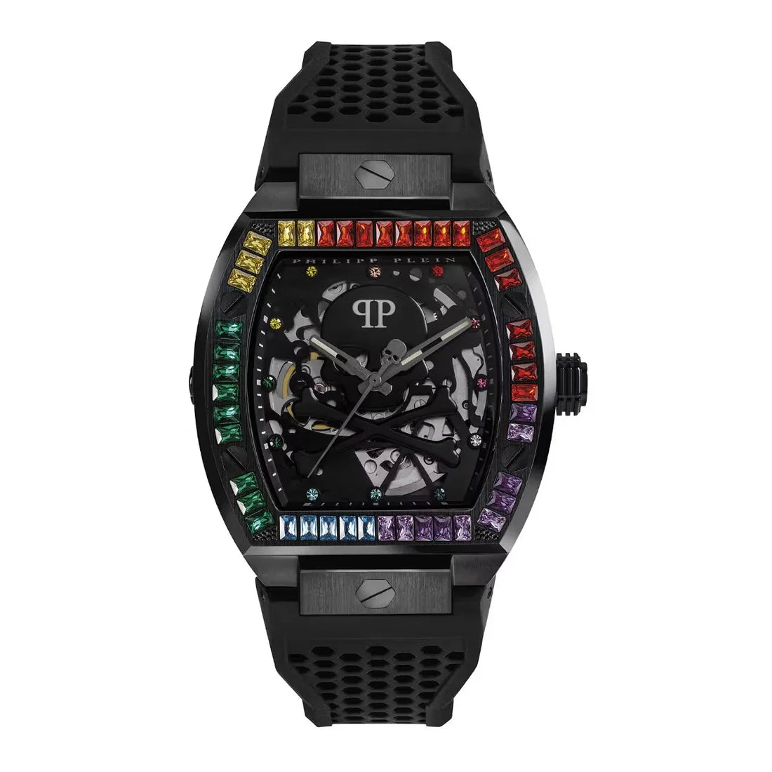 Philipp Plein The Skeleton Black Dial Automatic Unisex Watch PWBAA0621