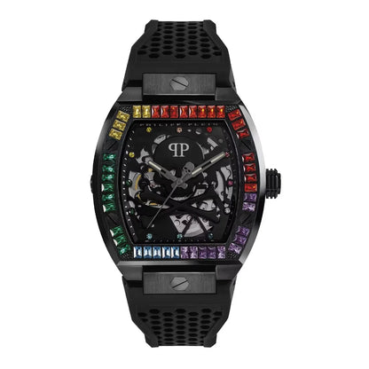 Philipp Plein The Skeleton Black Dial Automatic Unisex Watch PWBAA0621