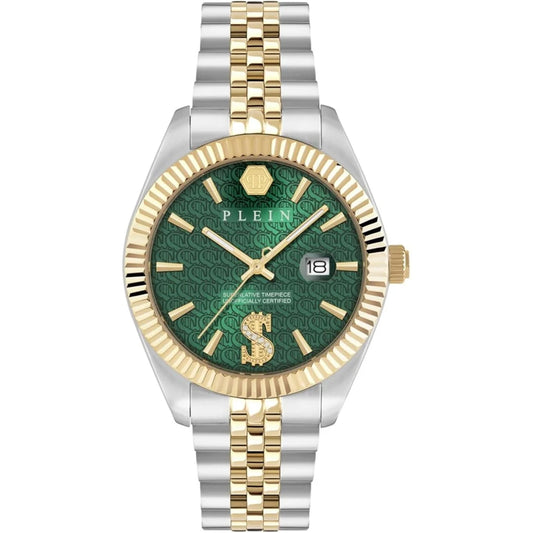 Philipp Plein Date Superlative Green Dial With Date Analog Men Watch PWMFA0825