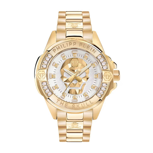 Philipp Plein The Skull Genderless Silver Dial Analog Unisex Watch PWNAA0722