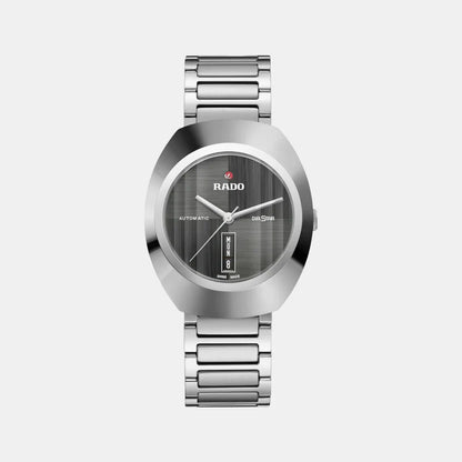 Rado Diastar Unisex Automatic Grey Dial Analog Stainless Steel Watch R12160103
