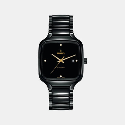 RADO True Square Unisex Automatic Black Dial Analog Stainless Steel Watch R27078722