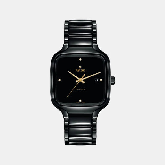 RADO True Square Unisex Automatic Black Dial Analog Stainless Steel Watch R27078722