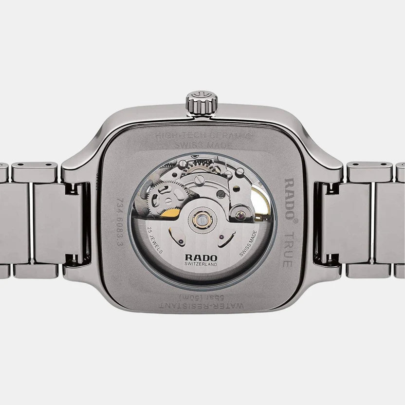 Rado True Square Unisex Automatic Blue Dial Analog Ceramic Watch R27083202