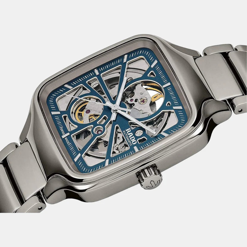 Rado True Square Unisex Automatic Blue Dial Analog Ceramic Watch R27083202